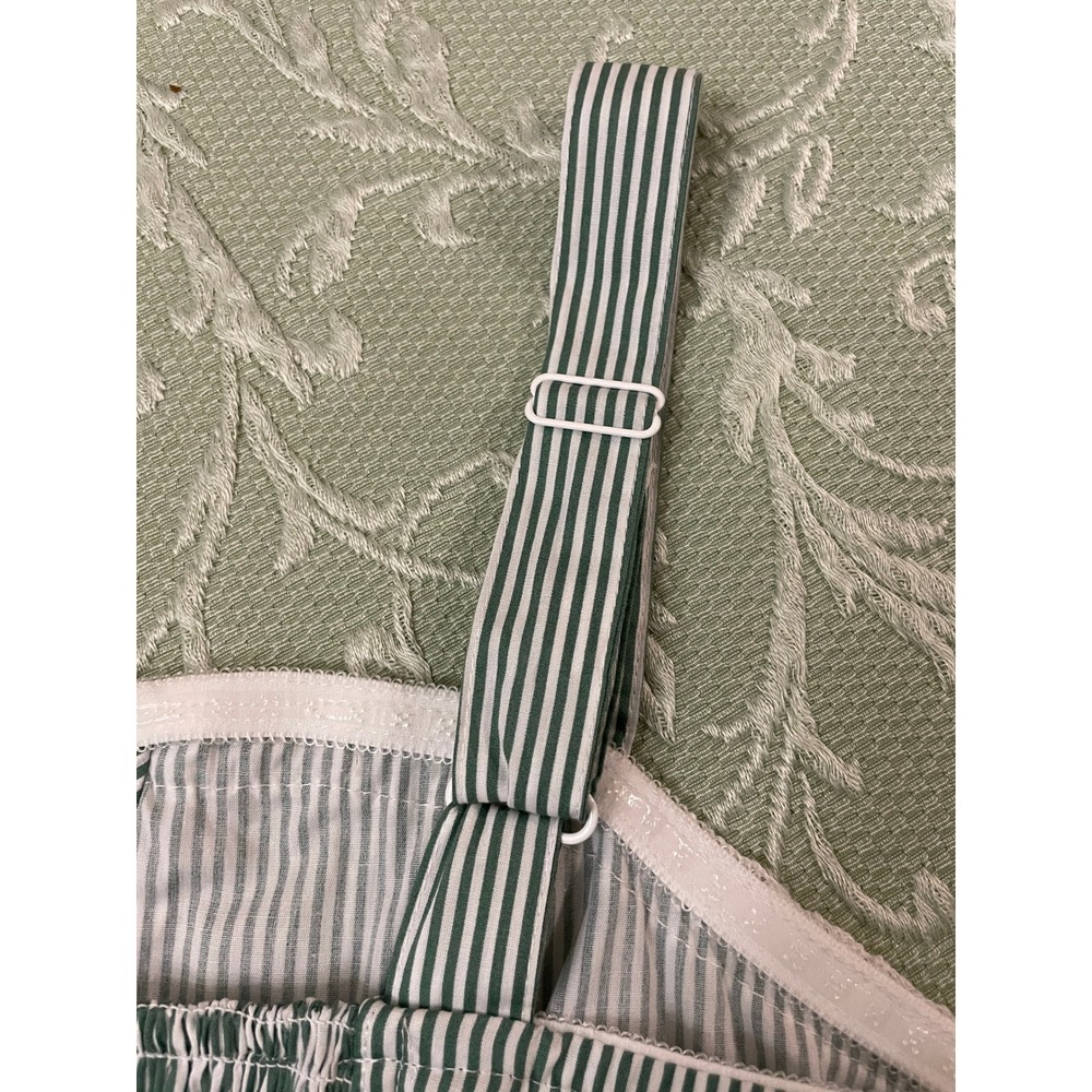 Watermelon Sugar Dana Tank Corset XL Cotton Crochet Trim Peppermint Stripe‎ NWT - Picture 12 of 16
